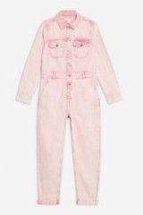 TOPSHOP Pink Acid Wash Boiler Suit – girly boilersuits