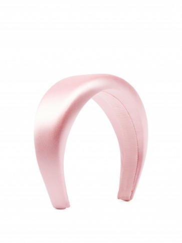 PRADA Pink satin headband ~ luxe headbands