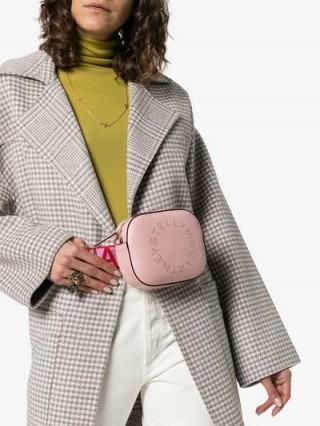 Stella McCartney Pink Mini Faux Leather Belt Bag ~ branded fanny pack