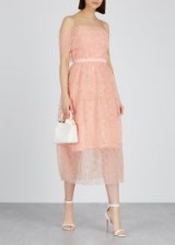 THREE FLOOR Girl Talk embroidered pink tulle dress – feminine summer event outfit