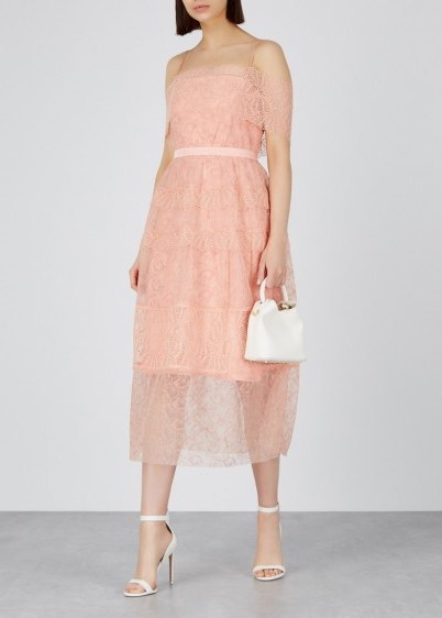 THREE FLOOR Girl Talk embroidered pink tulle dress – feminine summer event outfit - flipped