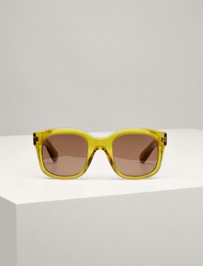 JOSEPH Westbourne Sunglasses in Dijon / chic vintage style square frames - flipped