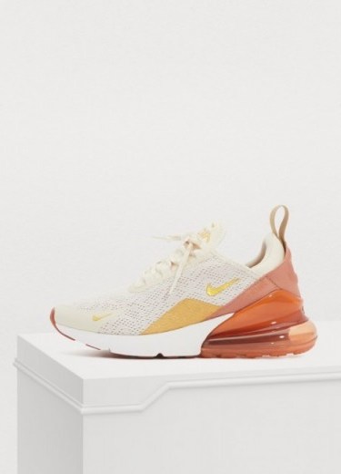Nike Air Max 270 sneakers. COLOUR BLOCK TRAINERS - flipped