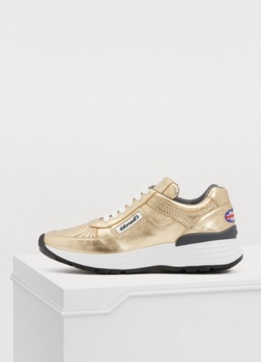 Church’s Metallic-leather sneakers. SPORTS LUXE - flipped