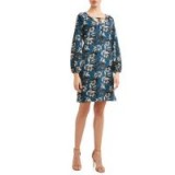Walmart LOVE SADIE Women’s Peasant Dress | teal floral | Gorgeous dress
