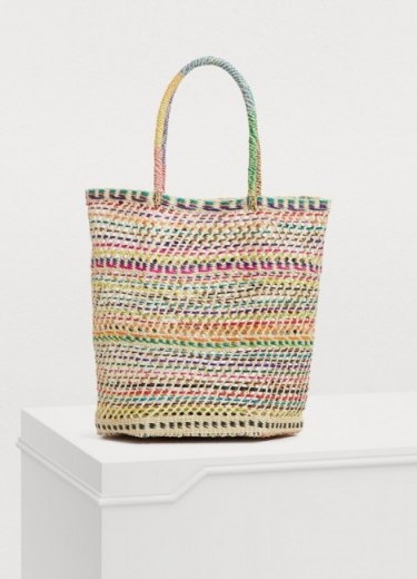 Sensi Studio Striped handbag. MULTICOLOURED STRIPES - flipped