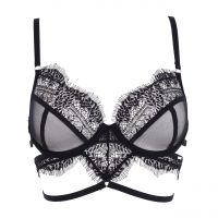 BLUEBELLA ALEXANDRA BRA BLACK – sexy strappy bras – lace lingerie
