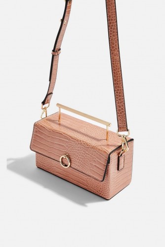 Topshop Coro Boxy Grab Bag in Apricot | affordable luxe | bags and accessories