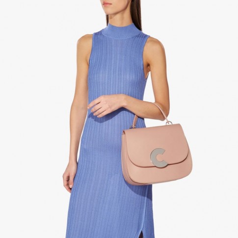 COCCINELLE Craquante Maxi in Pivoine | feminine peony-pink handbag