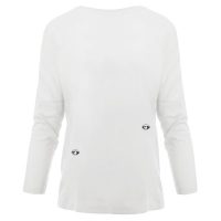 Eyes Embroidered Dropped Shoulder T-Shirt White Women by INGMARSON | Wolf & Badger | Dropped shoulder