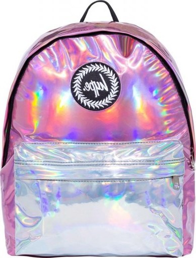 HYPE HOLOGRAPHIC MIX BACKPACK BAG PINK | UKK | Metallic backpacks | Bet all the girls want this - flipped