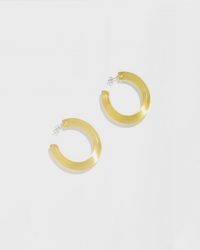 LIZZIE FORTUNATO lemon rome hoops | yellow resin hoop earrings | colours for spring