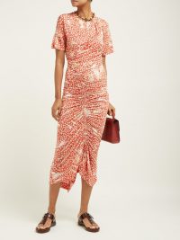 PREEN BY THORNTON BREGAZZI Mindi floral-print stretch-jersey midi dress | Matches Fashion