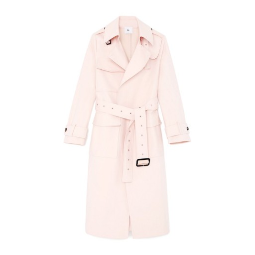 G. Label NATALIE TRENCH COAT in Pink | feminine trench