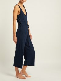 SKIN Nova wide-leg cotton jumpsuit | Matches Fashion