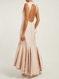 BROCK COLLECTION Othmana corset-bodice taffeta fishtail gown | Matches Fashion