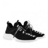 Prada Knit Sneakers Black/White | Fashionette | Fabulous street style