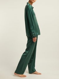 ASCENO Sandwashed-silk pyjama top | Matches Fashion