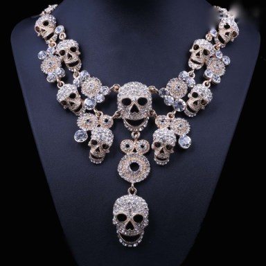 Skull choker – Tutu’s Jewellery - flipped