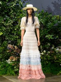 RUNWAY JONATHAN SIMKHAI Tiered cotton-blend crochet-lace dress | Matches Fashion