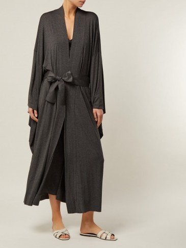 NORMA KAMALI Wrap jersey robe | Matches Fashion - flipped