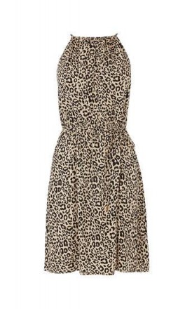 OASIS ANIMAL PRINT SUNDRESS / leopard printed summer dresses