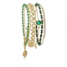 ASTLEY CLARKE Green Light Bracelet Stack / stacked bracelets
