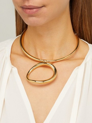 CHARLOTTE CHESNAIS Koi gold-vermeil necklace ~ contemporary accessory - flipped
