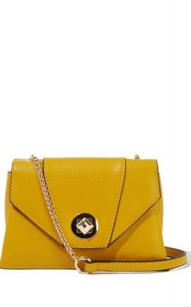 OASIS LUNA CROSS BODY BAG OCHRE / yellow-toned crossbody / summer accessory - flipped
