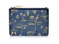 MISSOMA COSMIC GRAFFITI POUCH Vegan Leather / blue embroidered pouches