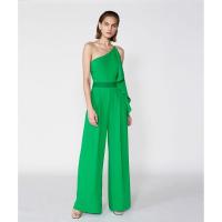 Orchard Jumpsuit by Outline | Wolf & Badger | Modern glamour is expressed through the green Orchard jumpsuit, which is realised in a premium medium weight fabric with a fluid finish