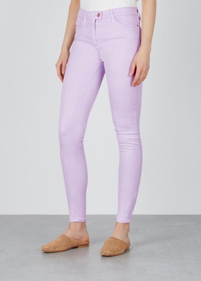 REPLAY Lilac Touch skinny jeans | stretch denim skinnies - flipped