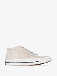 Converse X Faith Connexion Neutral Run Star Cotton Low Top Sneakers | distressed trainers