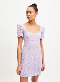MISS SELFRIDGE Lilac Lace Tea Dress