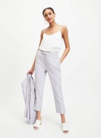 MISS SELFRIDGE Lilac Premium Suit Trousers – summer trouser suits