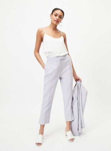 MISS SELFRIDGE Lilac Premium Suit Trousers – summer trouser suits - flipped