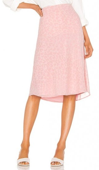 LPA Lucy Skirt – pink leopard print skirts - flipped