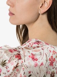 Melissa Kaye 18K Gold Aria Hook Diamond Earrings | a little luxe