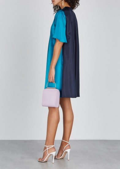 ROKSANDA Ada blue silk dress – colour block fashion