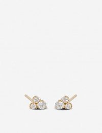 THE ALKEMISTRY Zoë Chicco 14ct yellow-gold and diamond cluster earrings – neat jewelley