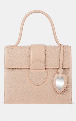 ALAÏA Leonie Medium Studded Leather Satchel ~ luxe handbags - flipped
