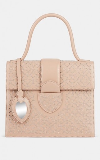 ALAÏA Leonie Medium Studded Leather Satchel ~ luxe handbags