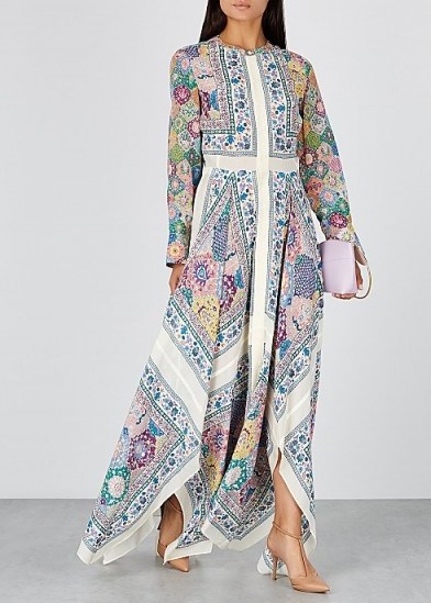 ALTUZARRA Tamourine printed silk dress ~ effortless and stylish summer event clothing - flipped