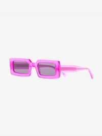 Chimi Pink Rectangle Frame Sunglasses | retro framed eyewear