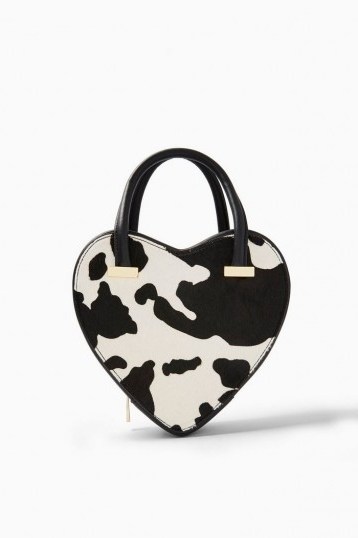 TOPSHOP Cow Heart Pony Grab Bag Monochrome - flipped