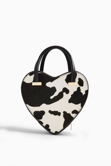 TOPSHOP Cow Heart Pony Grab Bag Monochrome