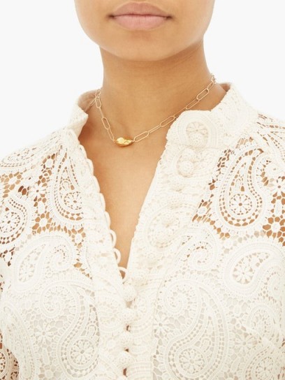 ALIGHIERI L’incognito 24kt gold choker necklace ~ luxe chain chokers