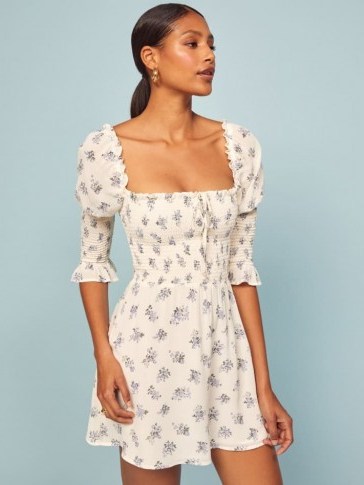 REFORMATION Loulou Dress Teresa / floral fit and flare - flipped