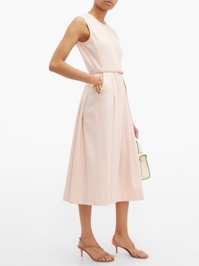 MAX MARA Mimma dress in light-pink ~ effortless summer style ~ pretty fit and flare - flipped