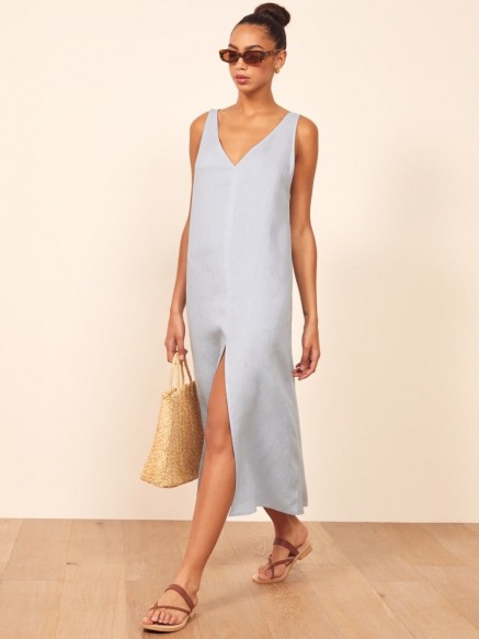 Reformation Monique Dress in Mineral | effortless style | summer dresses